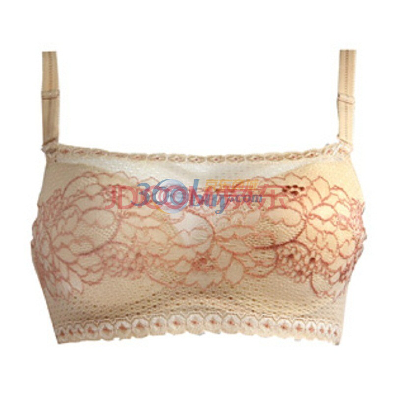 上薄下<em>厚款</em>聚拢<em>抹胸文胸</em> GR绿色 A70图片-京