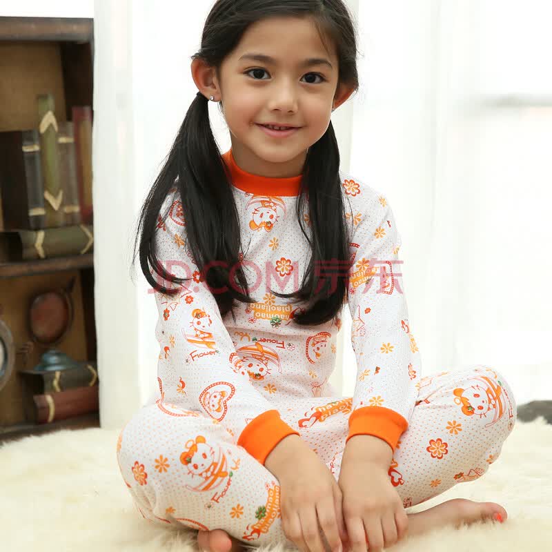 彩桥<em>童装</em>儿童棉毛衫 儿童内衣<em>男纯棉睡衣 </em>男女