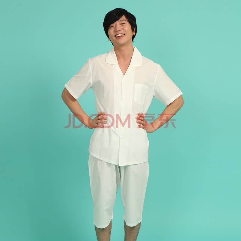 韩国<em>情侣睡衣</em>梭织<em>纯棉</em>新款<em>夏</em>男女套装时尚蕾丝