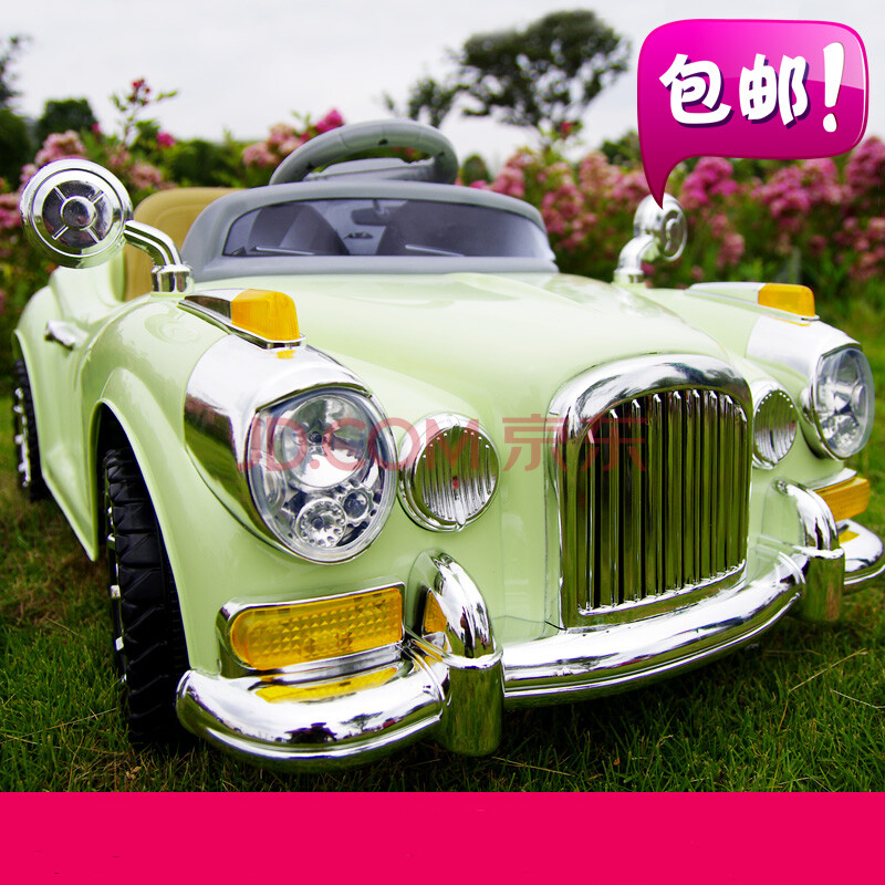 伊里奇儿童电动车四轮遥控玩具车可坐宝宝电动