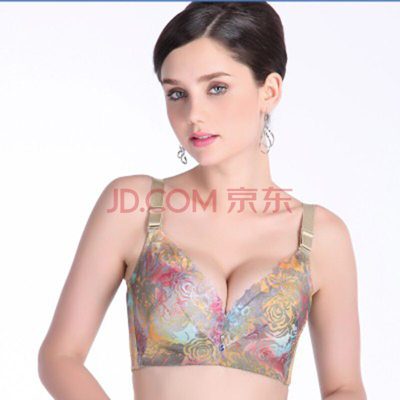 凯丽安瑞胸厚模杯聚拢调整型<em>文胸罩</em>磁疗收副乳