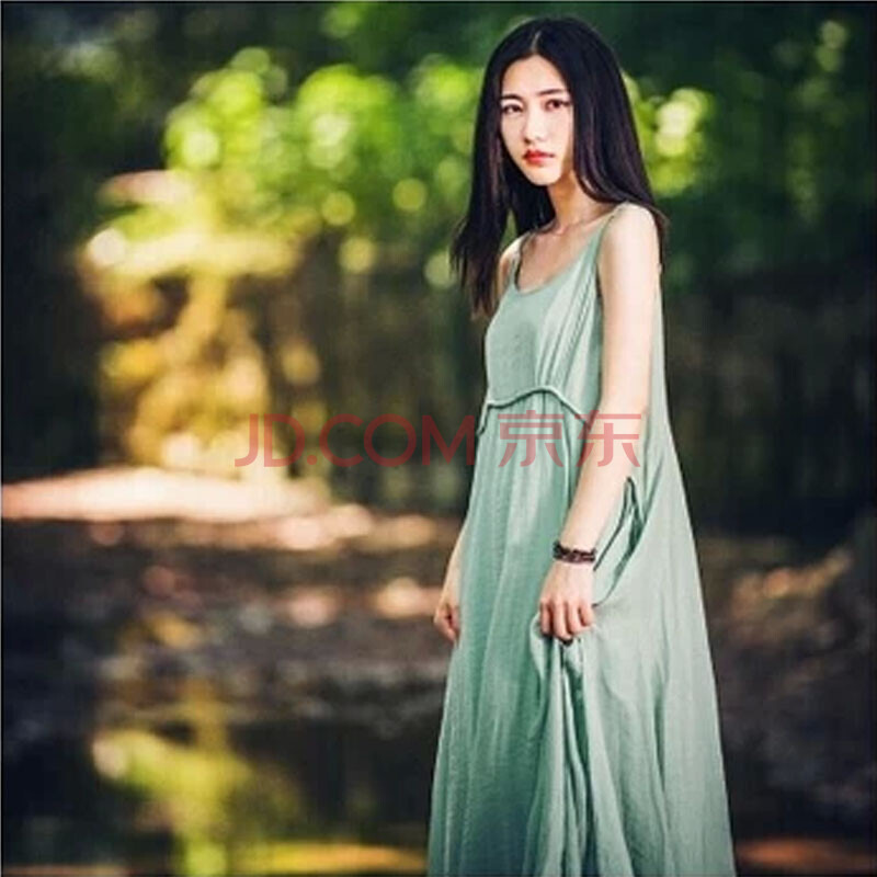 潮无界 2014新款<em>文艺</em>复古森女系<em>少女装</em>无袖背