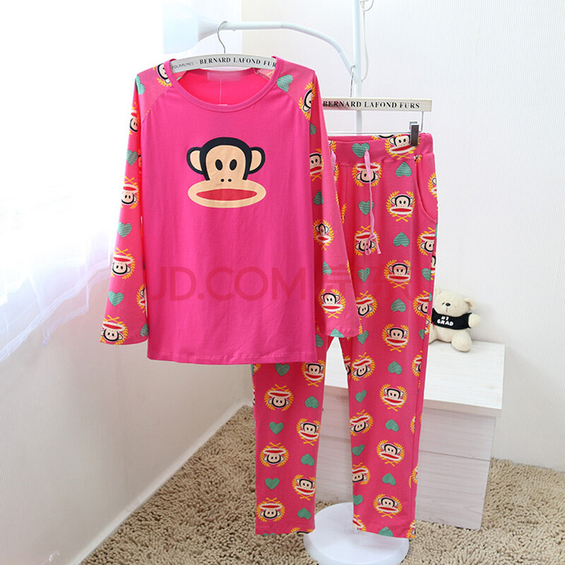 梦安娜/Moo<em></em>nAnNa 纯棉长袖情侣<em>睡衣</em>男<em>女士薄</em>