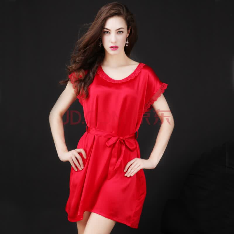 上海故事100%桑<em>蚕丝</em>性感<em>吊带</em>睡裙夏季<em>女士</em>真