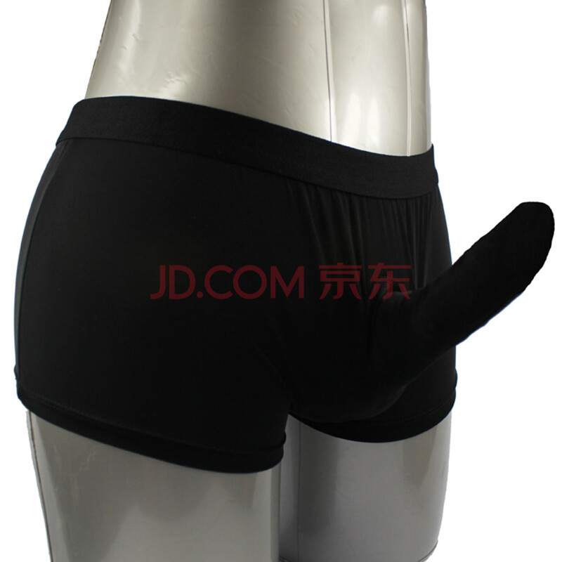衣服内裤内裤保健透明v衣服低腰冰丝带jj套平角情趣黑色4043男士不露希性感情趣店薇图片
