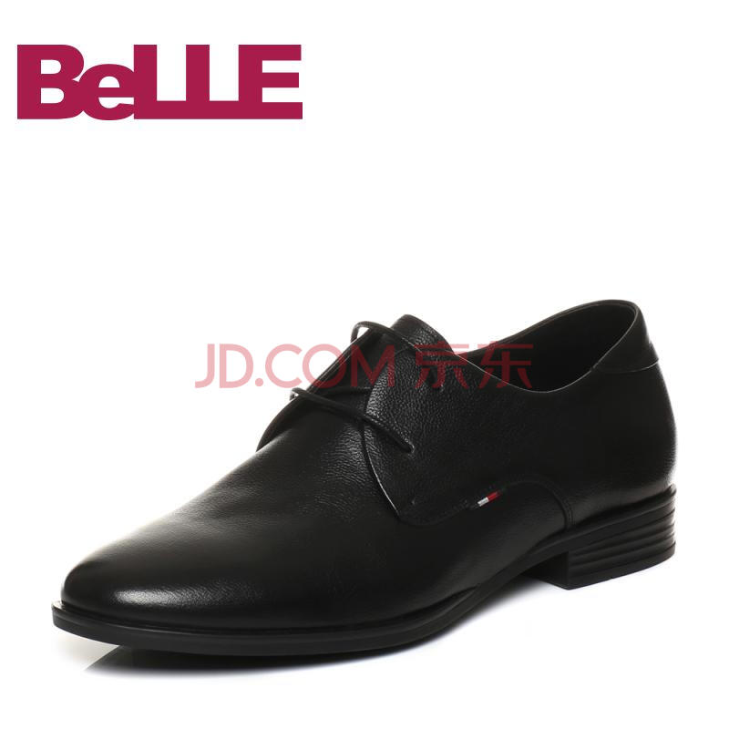 Belle/°ÙÀö2018´º¼¾Å£Æ¤Ïµ´øÔ²Í··½¸úÉÌÎñÕý×°ÄÐÆ¤Ð¬50128AM8 ºÚÉ« 39