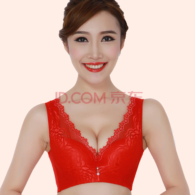 艺派伊人内衣<em>文胸</em>超聚拢<em>背心式胸罩</em>性感调整型