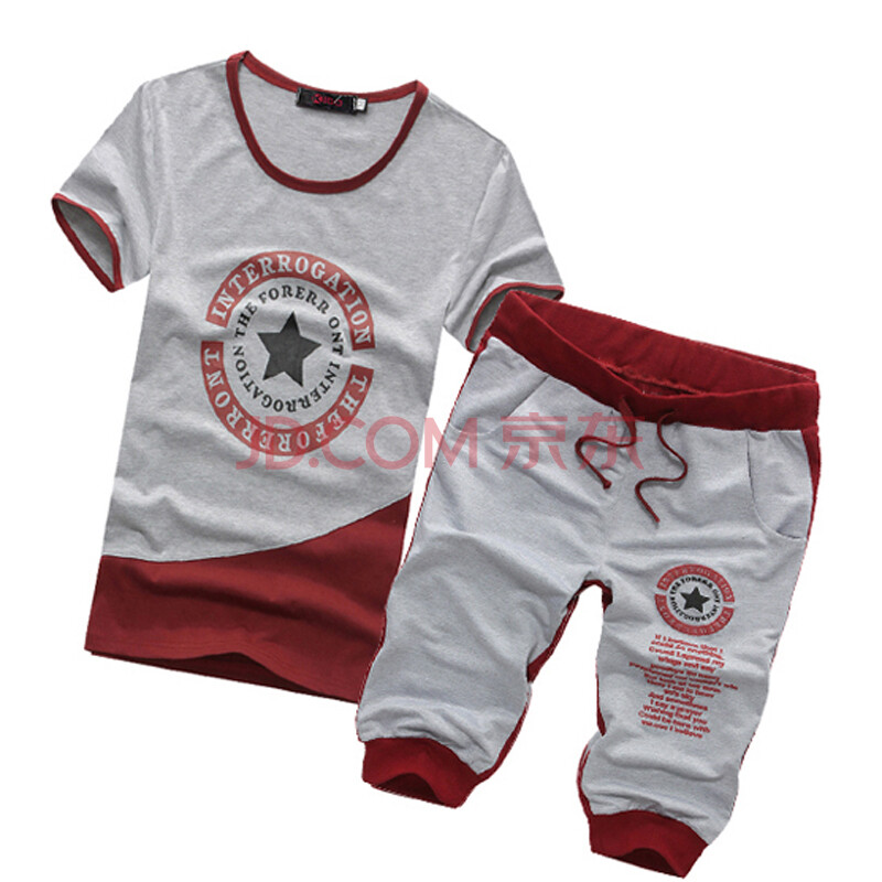 弋诗索曼2014<em>夏季男士</em>运动装<em>套装</em>休闲<em>短裤</em>短