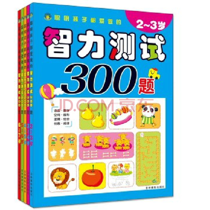 河马文化 儿童幼儿智力测试题300-600题 2-3-4