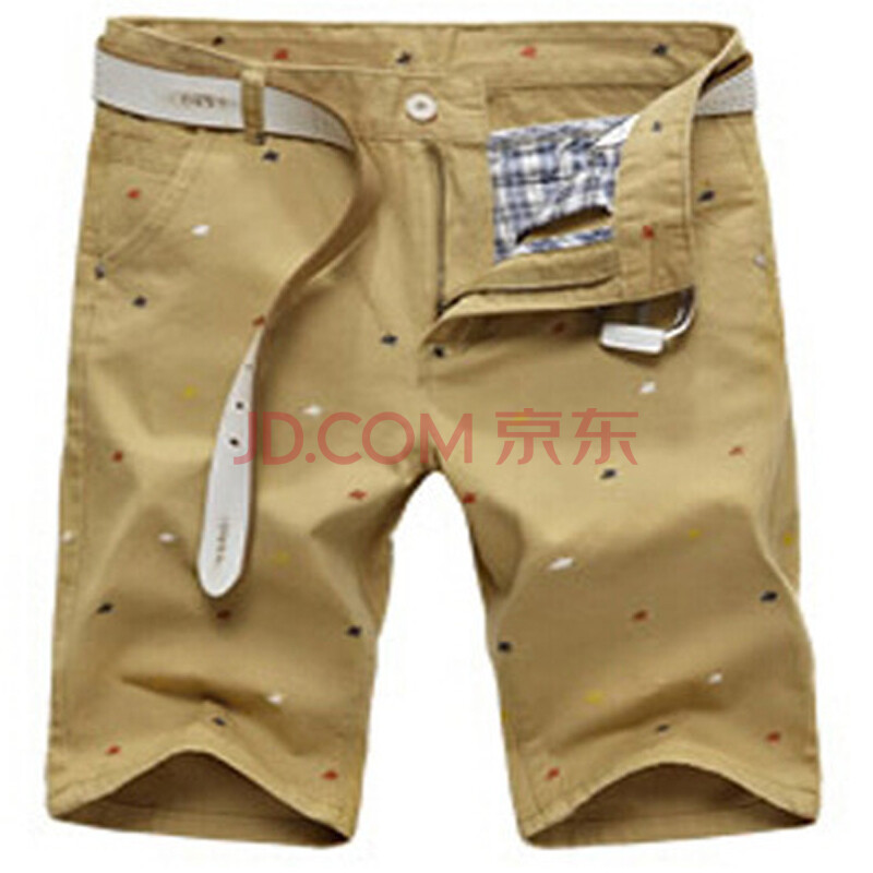 丹杰仕 2014夏款男士图案<em>刺绣短裤男</em>韩版修身
