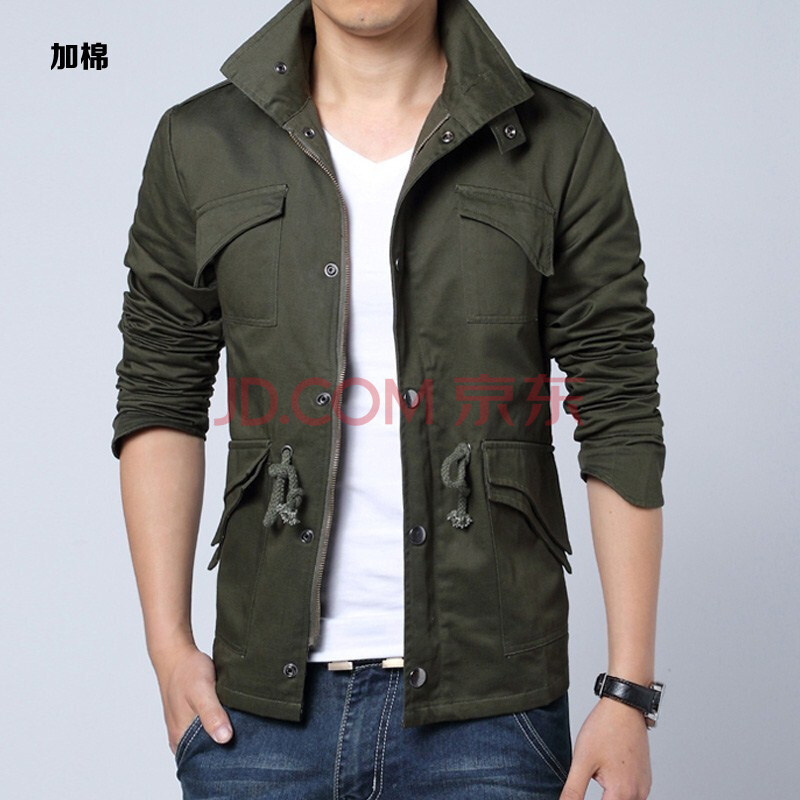 丹杰仕 新款加棉加厚秋<em>冬款</em> <em>男士</em>工装 <em>外套</em> <em>夹克</em>