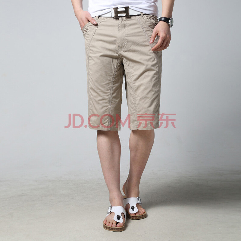 ONISOL2014夏装休闲胖子男士中裤男款<em>马裤</em>加