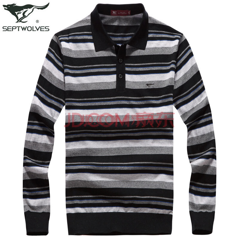 <em>七匹狼</em>男装 2013秋冬新款 <em>男士</em>套头衫 <em>冬季</em>保暖