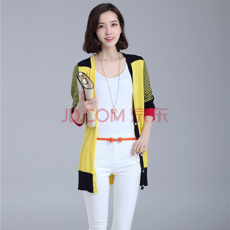 2014<em>开衫</em>甜美针织衫 春<em>款开衫</em>女式针织衫 <em>年轻</em>