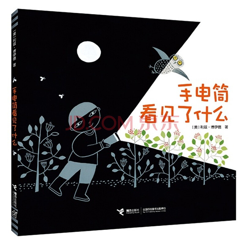 手电筒看见了什么精装绘图画书无字书帮助儿童克服对黑夜的恐惧感唤起