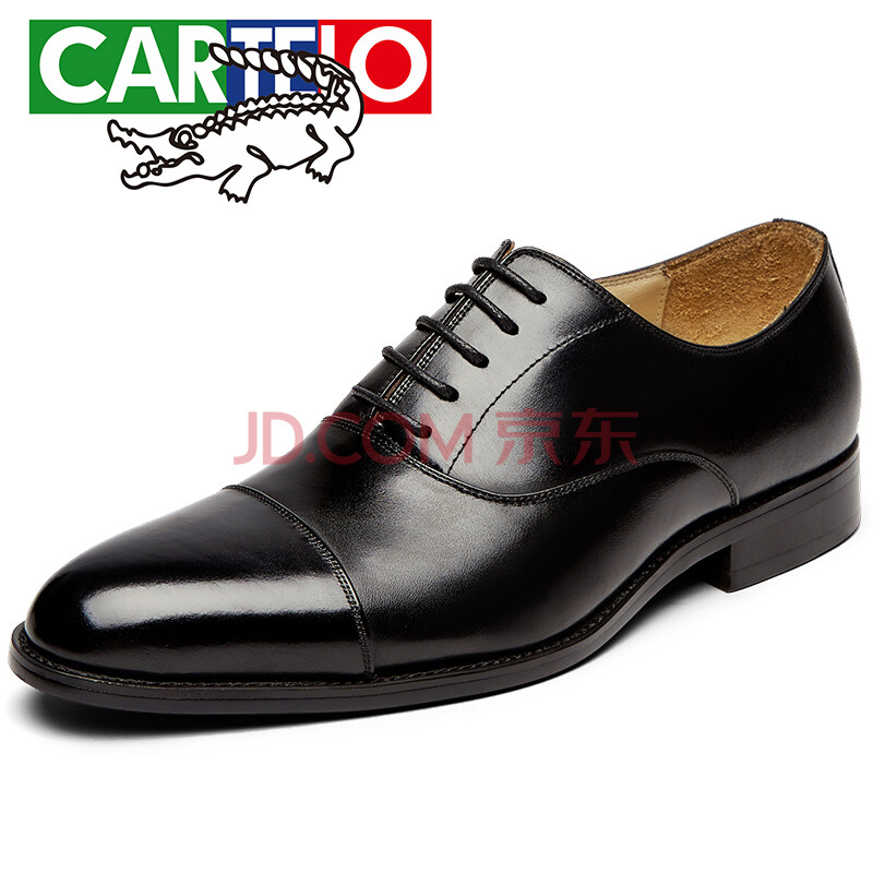 ¿¨µÛÀÖöùÓ㣨CARTELO£©Í·²ãţƤÕýװƤЬÄÐÖ°³¡¾«Ó¢ÉÌÎñ³±Á÷ÄÐЬµÍ°ïµ¥Ð¬1037 ºÚÉ« 41