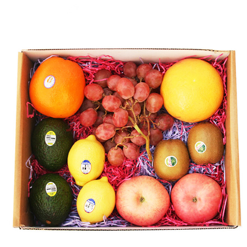 【源味生活】高档水果礼盒 新鲜进口水果组合/礼蓝 10种5kg水果组合