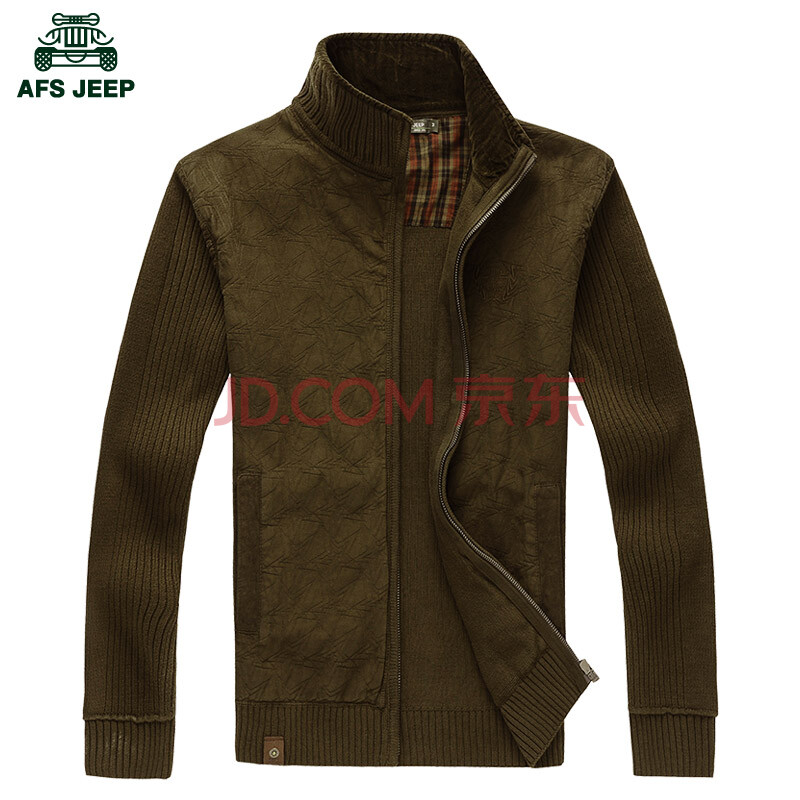 Afs jeep 针织衫 男装<em>星型图</em>套头<em>毛衣</em> 战地吉普