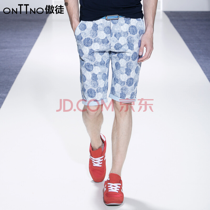 傲徒 夏装新款<em>休闲短裤男</em>潮流<em>夏季薄款</em>短裤圆