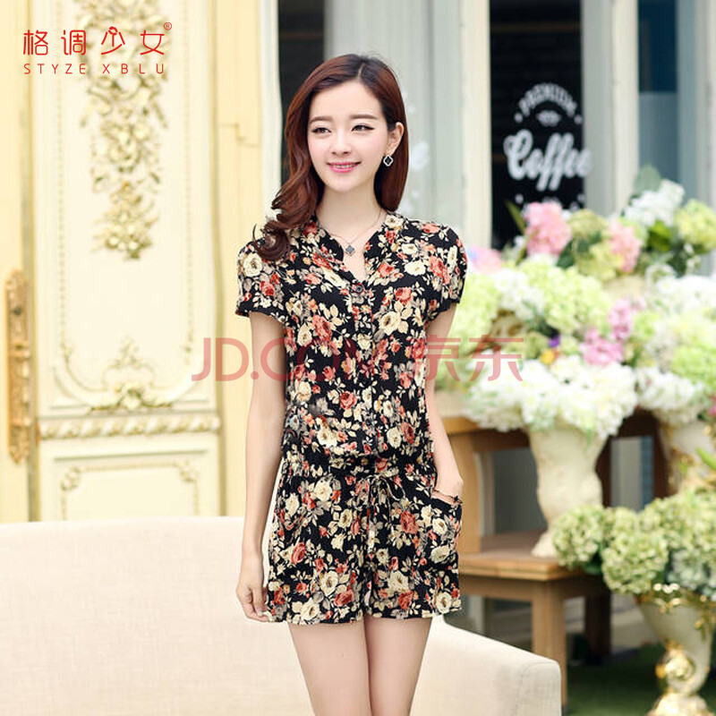 格调少女 2014夏装新款女装连体裤 韩版<em>女士</em>休