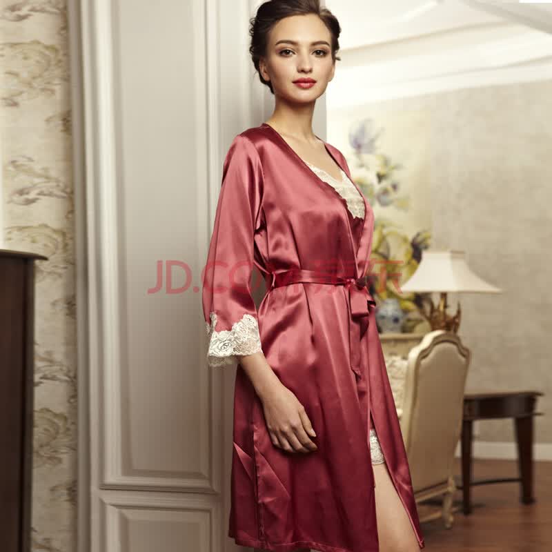 CAISILK 女士真丝<em>睡衣女丝绸夏季</em>高档桑蚕丝睡