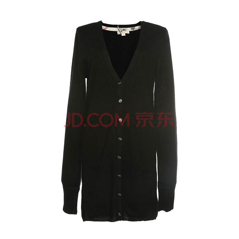 BURBERRY/巴宝莉 女士纯<em>羊绒长款针织开衫</em>0