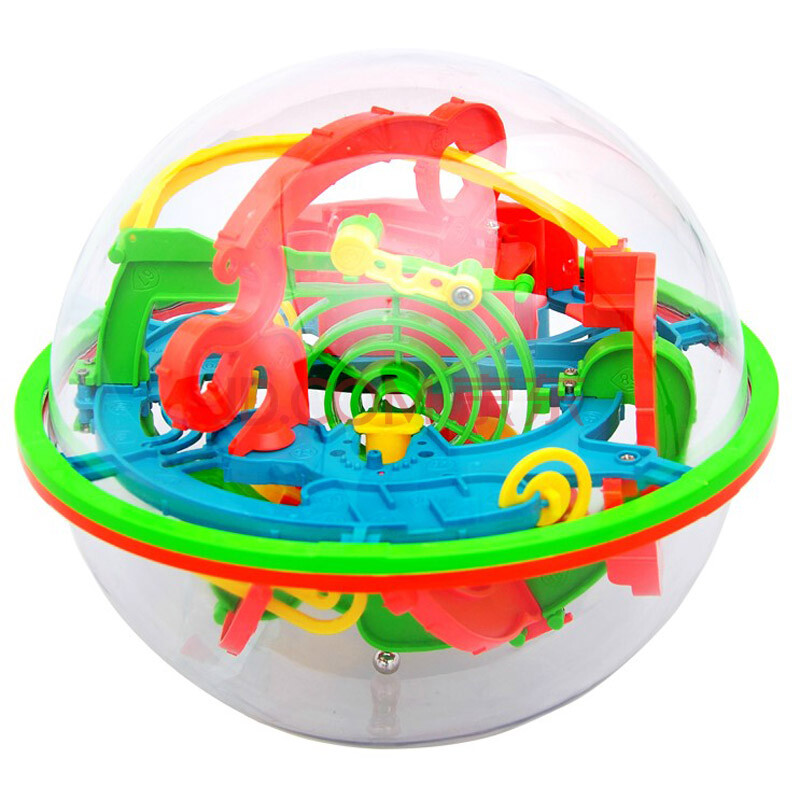 爱可优 3D立体迷宫球幻智力球挑战智力 儿童益