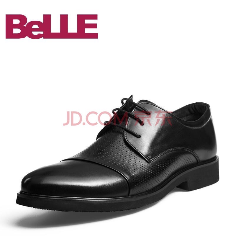Belle/°ÙÀö2018ÏÄÐÂÆ·×¨¹ñͬ¿îţƤÉÌÎñÕý×°ÄÐÆ¤Ð¬5SA01BM8 ºÚÉ« 44