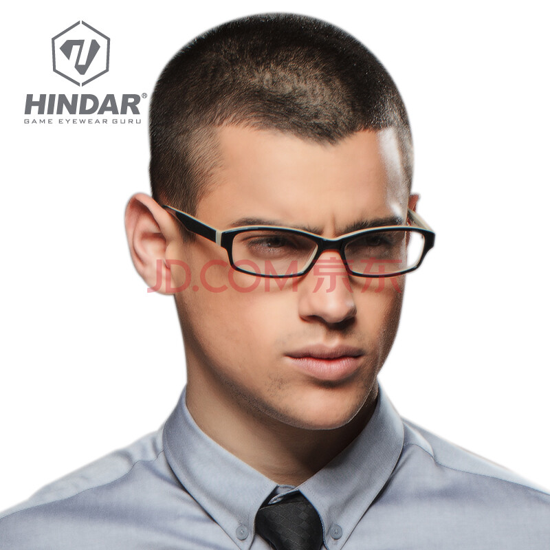 hindar时尚板材眼镜架 男 近视镜商务休闲眼镜框男士近视眼镜架hma01图片