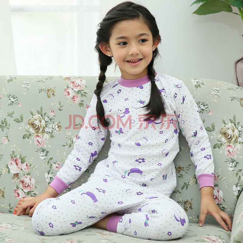 彩桥<em>童装</em>儿童棉毛衫 儿童内衣<em>男纯棉睡衣 </em>男女