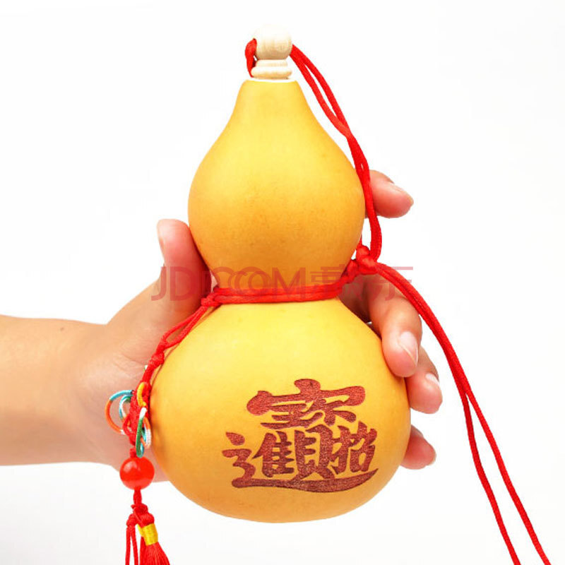 宏图好运天然葫芦风水挂件车挂大小号家居工艺品摆件开口酒葫芦 n2