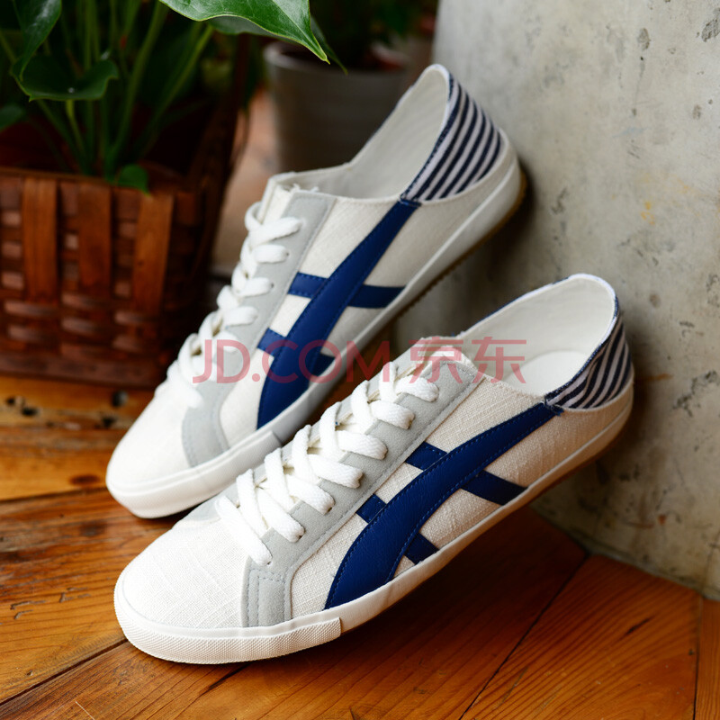 支持货到付款 丹杰仕亚麻男士帆布鞋韩版2014