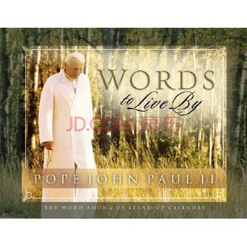 Pope John Paul II: Words to Live by Dail.图片-京