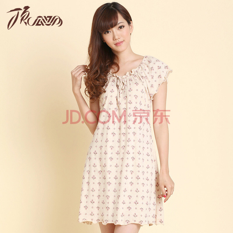 <em>顶瓜瓜</em>/<em>顶呱呱</em> 新品<em>彩棉</em>春夏<em>睡衣女</em>纯棉家居服
