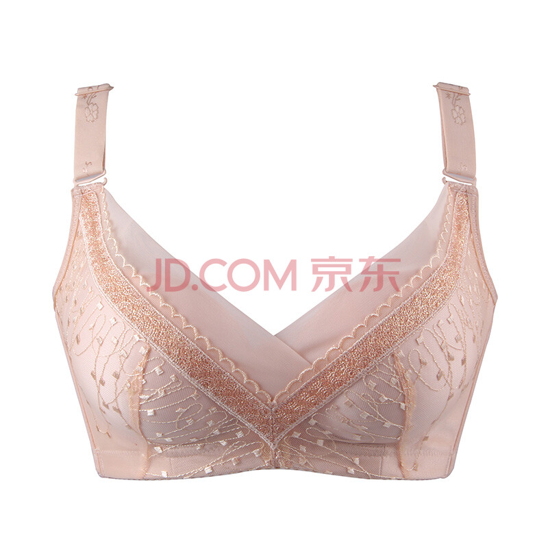依纷<em>文胸</em> 聚拢调整 透气收副乳<em>3/4</em>蕾丝内衣<em>胸罩</em>