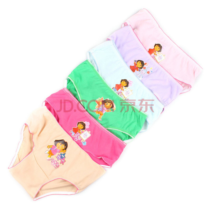 Mawcha 柔软舒适纯棉DORA印花女童<em>内裤</em>女童