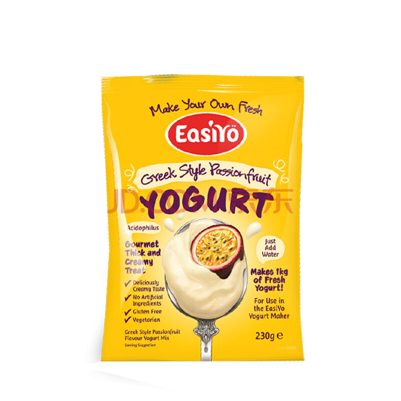 新西兰进口酸奶粉 Easiyo易极优 地中海百香果