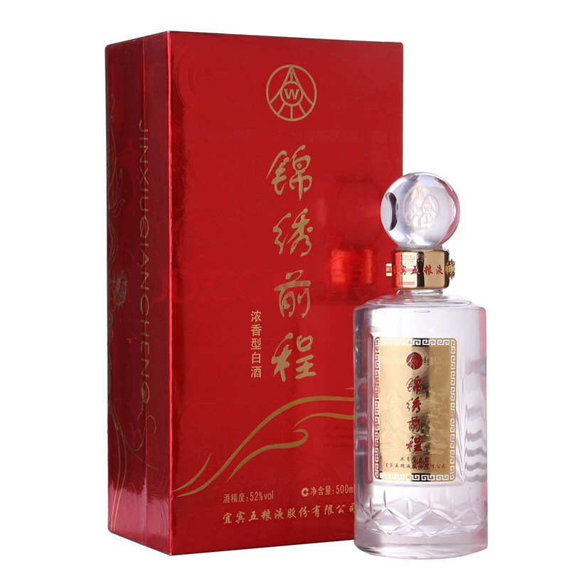 ÎåÁ¸Òº 52¶È ½õÐåǰ³Ì 500ml 1ƿװ