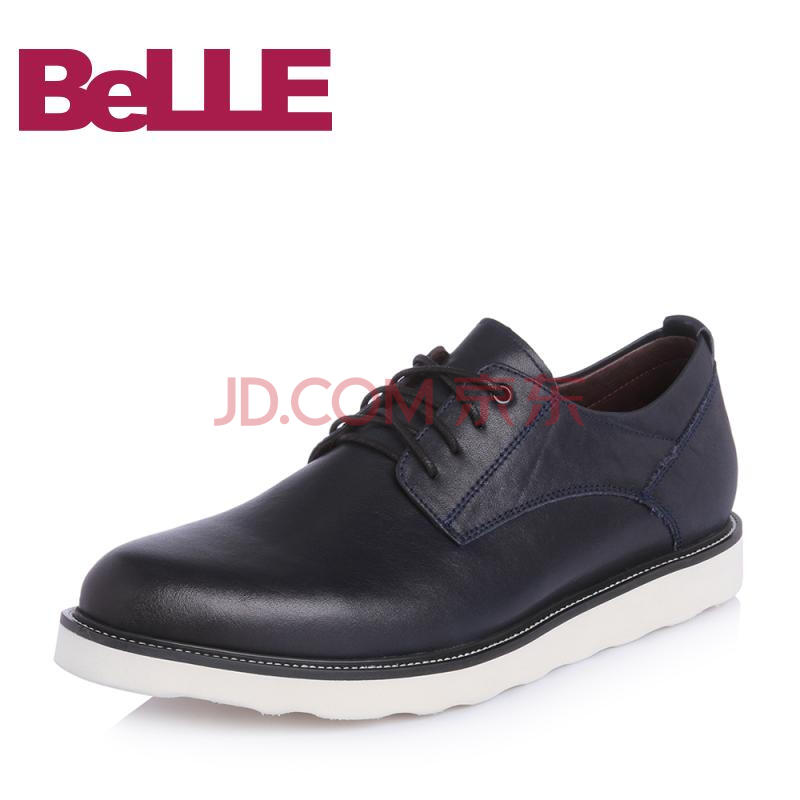 Belle/°ÙÀö2018´ºÐÂÆ·×¨¹ñͬ¿îÓÍÀ¯Å£Æ¤¸ïÄÐÆ¤Ð¬38211AM8 À¶É« 43