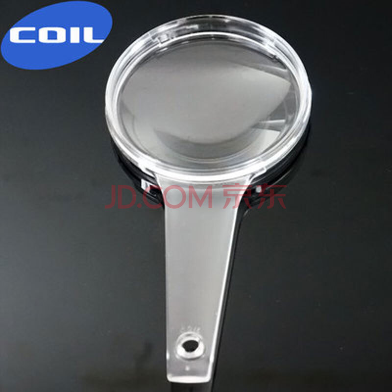 英国COIL柯尔放大镜 透明边框 老人阅读放大镜