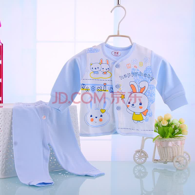 婴幼儿内衣套装全棉<em>宝宝</em>秋衣秋裤纯棉<em>新生儿</em>睡