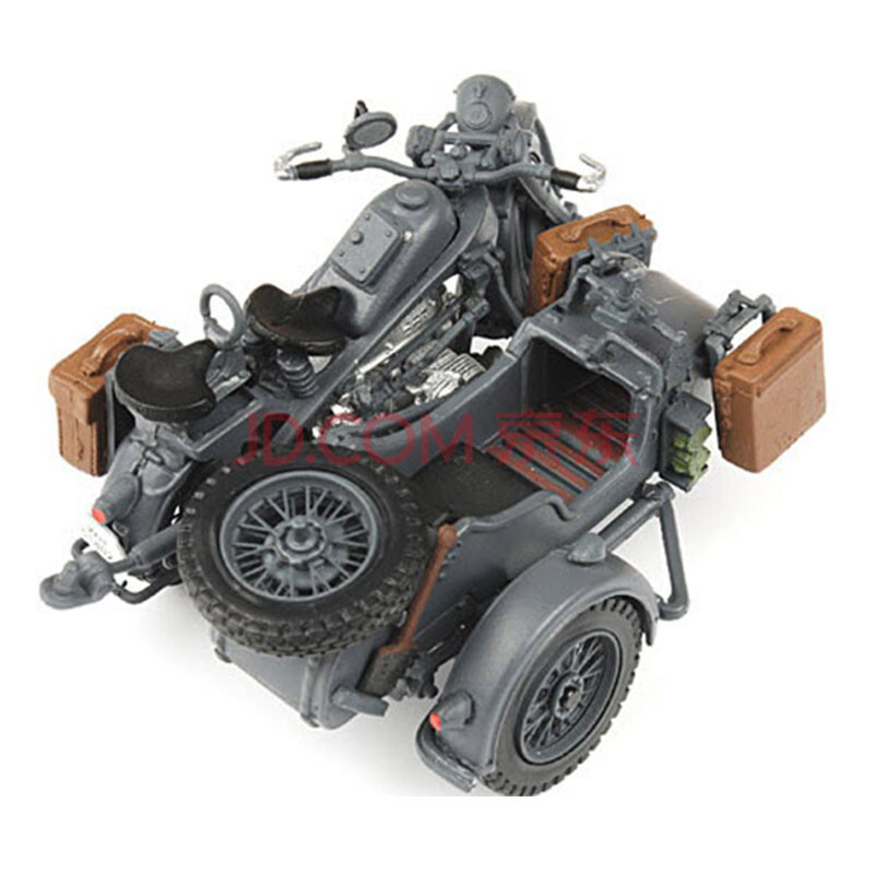 FOV 1:32德军KS750挎斗三轮摩托车成品军事