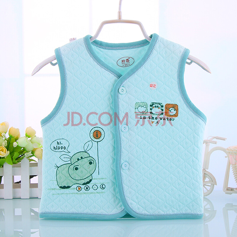 冬款<em>夹棉马甲婴儿</em>坎肩丝棉背心儿童马甲纯棉婴