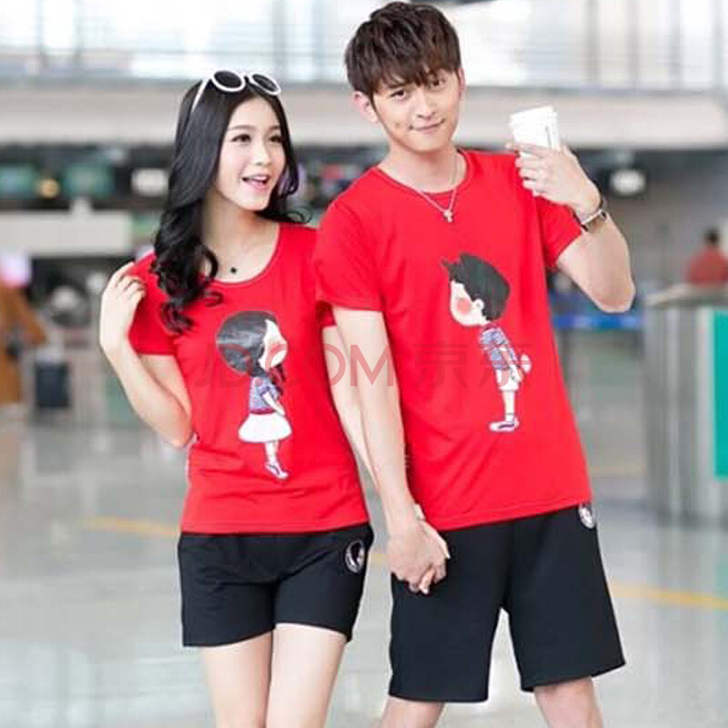 卡素依2014<em>情侣</em>套装<em>韩国</em>版沙滩<em>短裤</em>子男女短