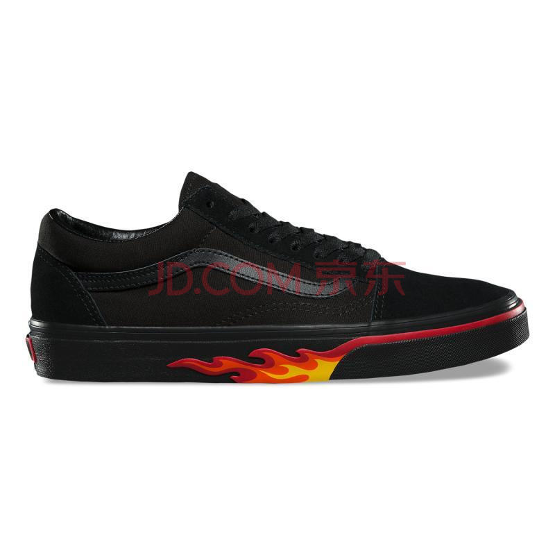 È«Çò¹º VANS·¶Ë¹ÄÐЬÐÝÏÐЬOLDSKOOL»ðÑæ¿î8G1Q8Q Black/Black 11.0 Men = 12.5 Women