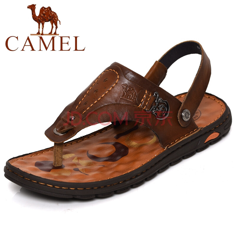 CAMEL/ÂæÍÕÄÐЬ2018Ïļ¾Ð¿îÍ¸ÆøÐÝÏÐÁ¹Ð¬¼ÐÖºÁ½ÓÃÈË×ÖÍÏÈíÆ¤Èíµ×ţƤÄÍÄ¥ÇàÄêɳ̲Ь A282211432¿¨Æä 42