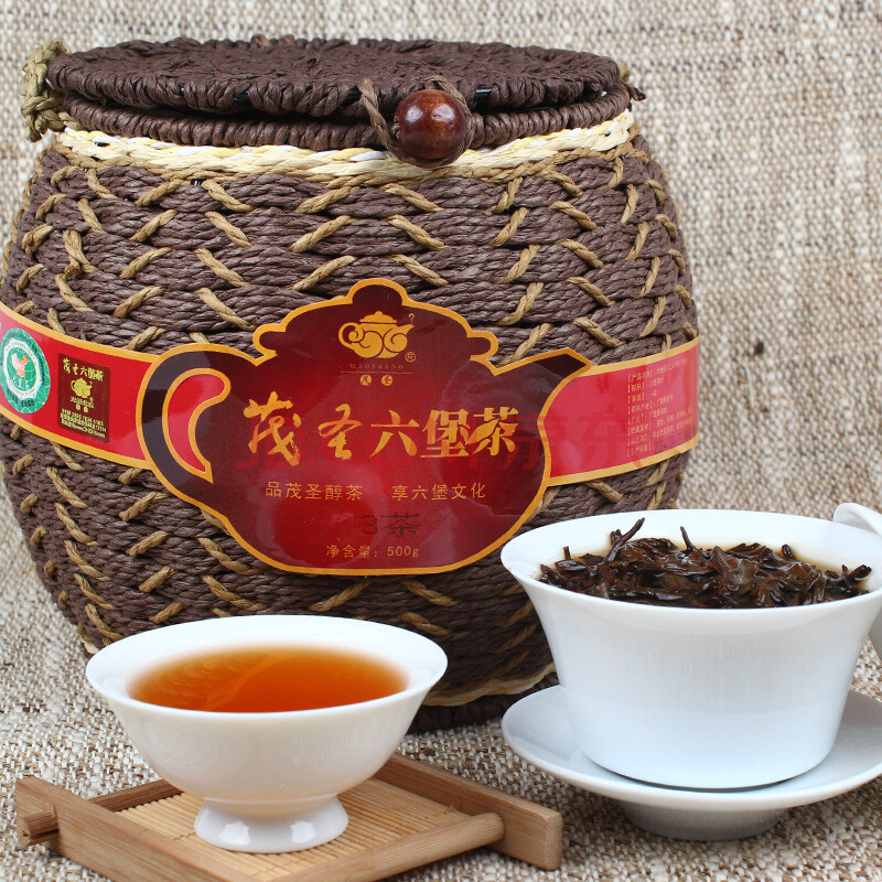 六堡茶 黑茶 茂圣六堡茶 广西梧州六堡茶 2012年陈化茂圣六堡茶陈茶