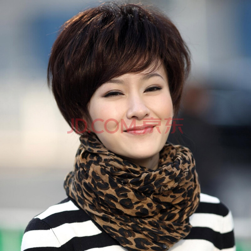 贝丽丝假发 短发女生bobo蓬松<em>发型</em>妈妈新款中