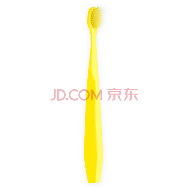 希澈(AVORI) 牙刷清华投资软毛成人儿童情侣家用旅行多彩护龈小刷头磨尖丝巴氏刷牙法 樱草黄