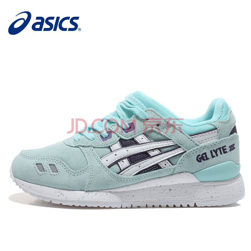 asics/亚瑟士 经典透气复古女鞋女式休闲鞋 慢跑鞋 gel-lyte Ⅲ h478l